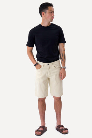 Philip Denim Shorts - zand
