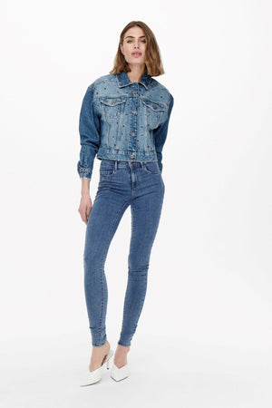 Rain Skinny Fit Jeans - Denim Blue