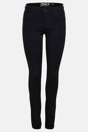 Regen skinny jeans - zwart