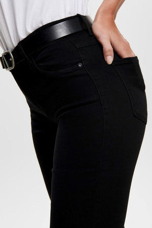 Regen skinny jeans - zwart