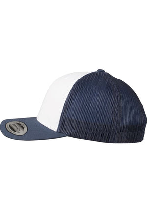 Retro Trucker Gekleurd voorkant - Navy