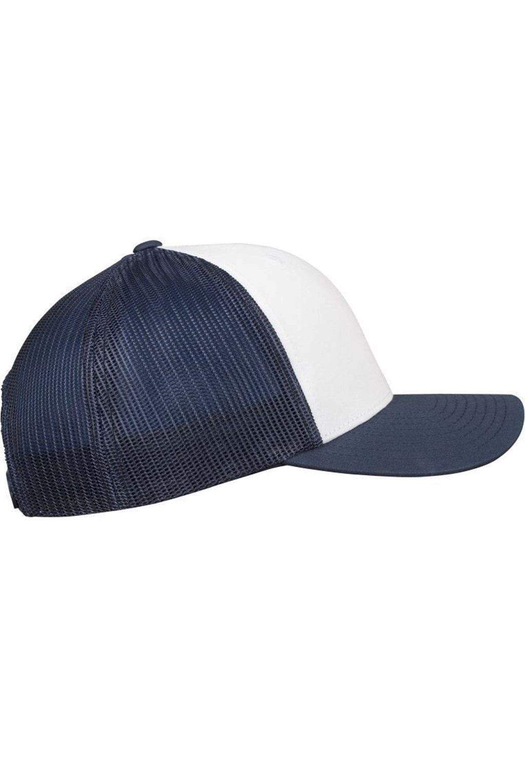 Retro Trucker Gekleurd voorkant - Navy