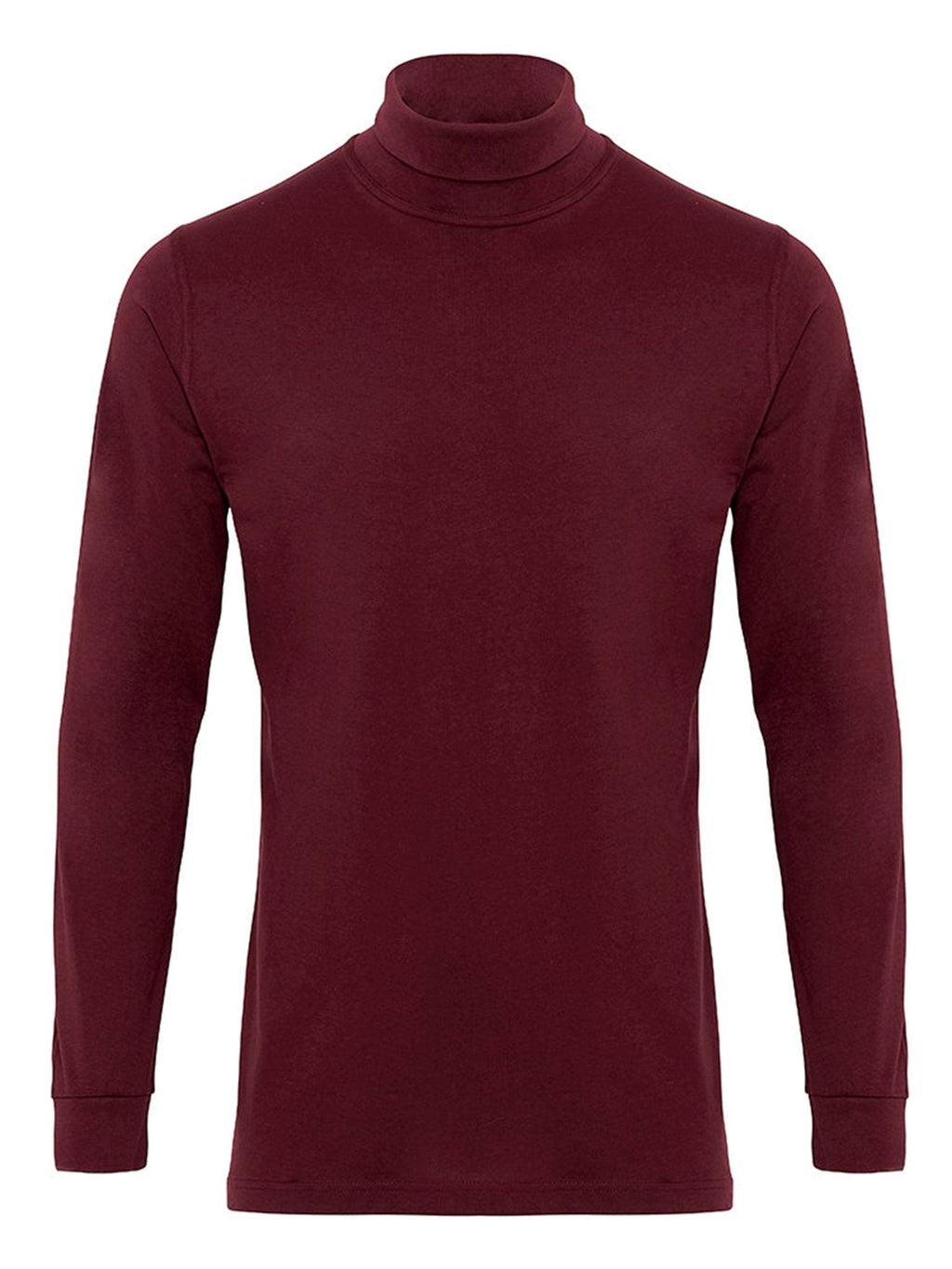 Roll Collar Sweater - Bourgondië Red