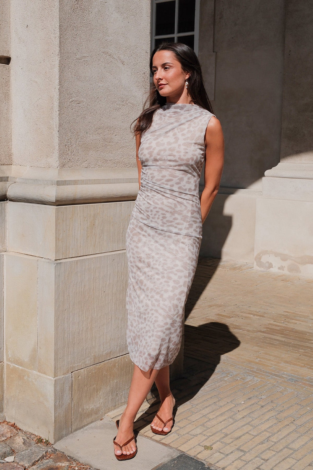 Saga Dress - Beige