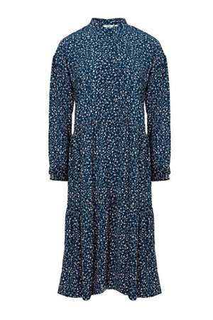 Sara lange mouwen jurk - groen