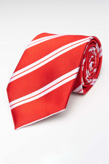 Tie - Red/White Striped