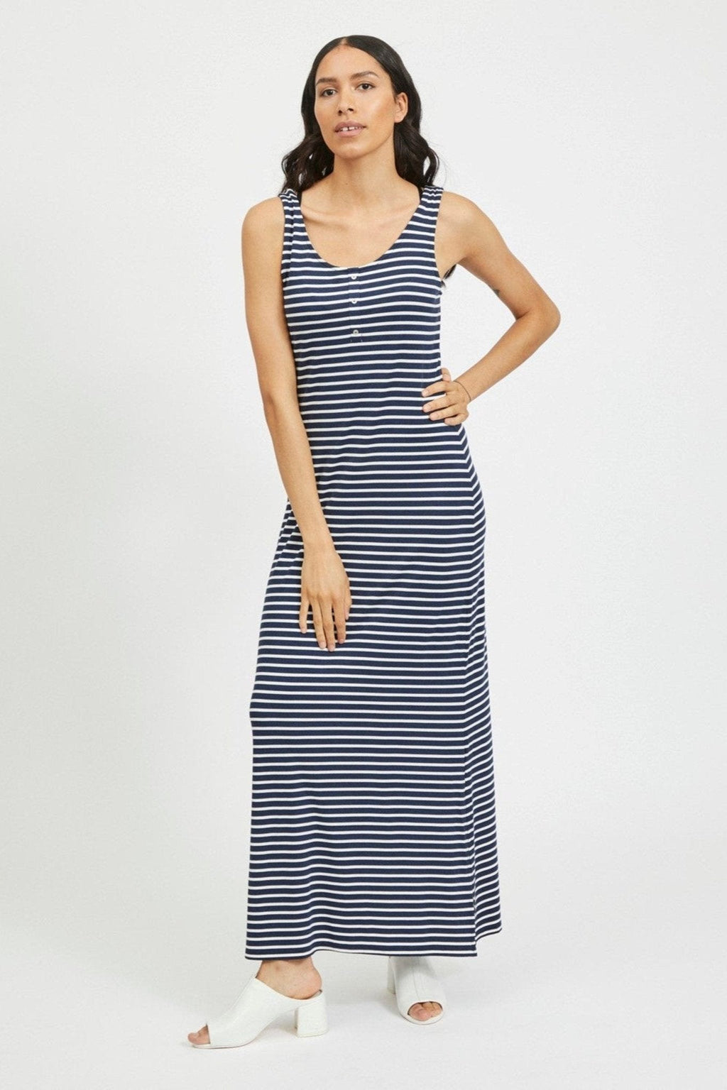 Dell Maxi Dress - Navy Blazer/Sneeuwwitje