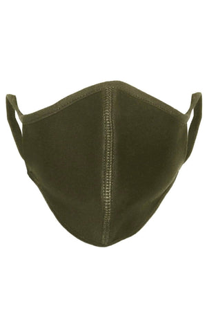 Doekmasker - Olive Green (biologisch katoen)
