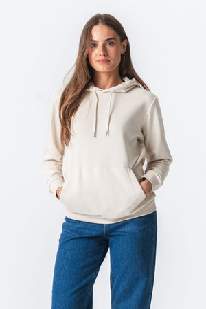 Basic Hoodie Sweat - Light Beige