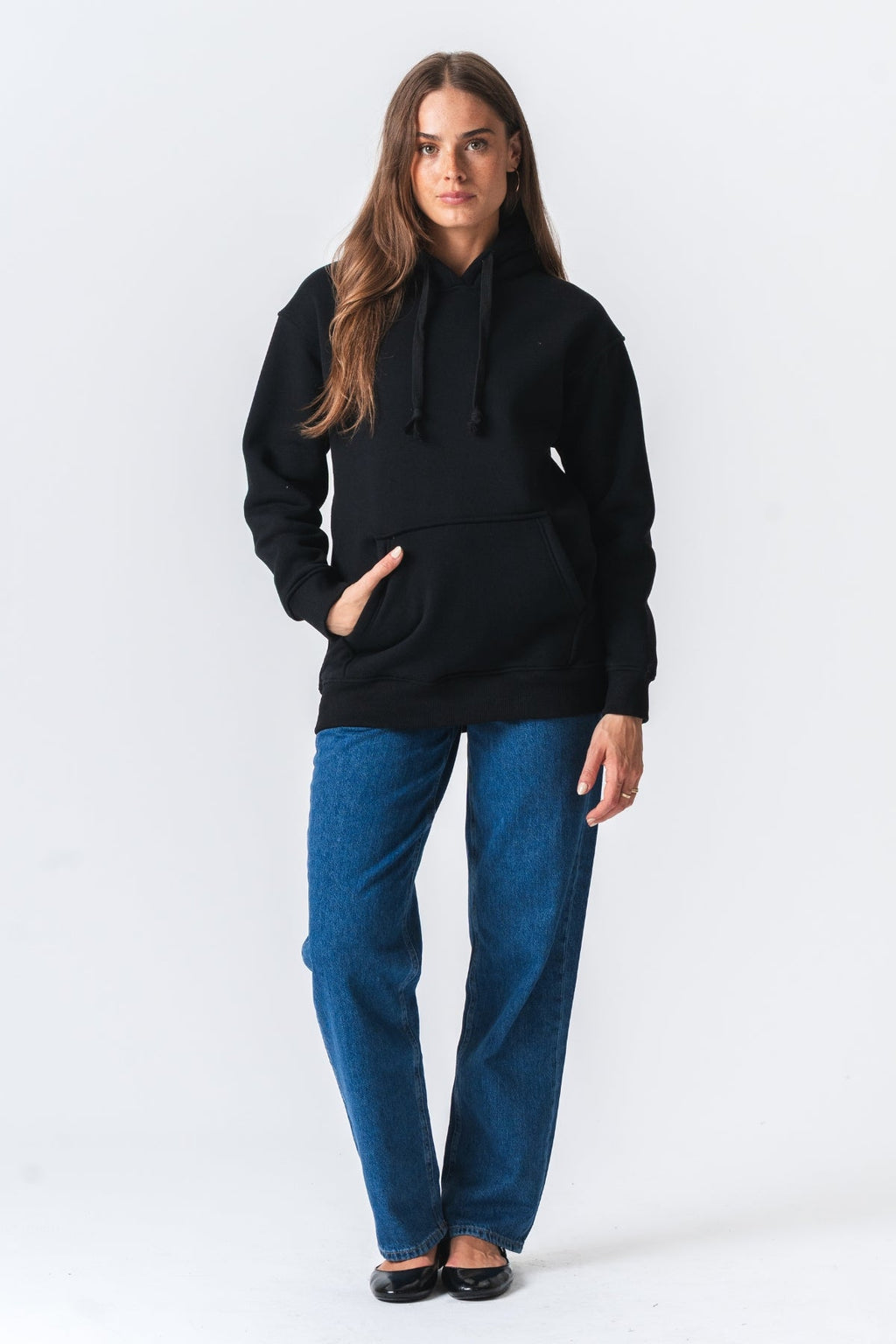 Stella Oversized Hoodie - zwart