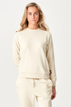 Basic Sweatsuit met Crewneck (Light Beige) - Pakketdeal (vrouwen)