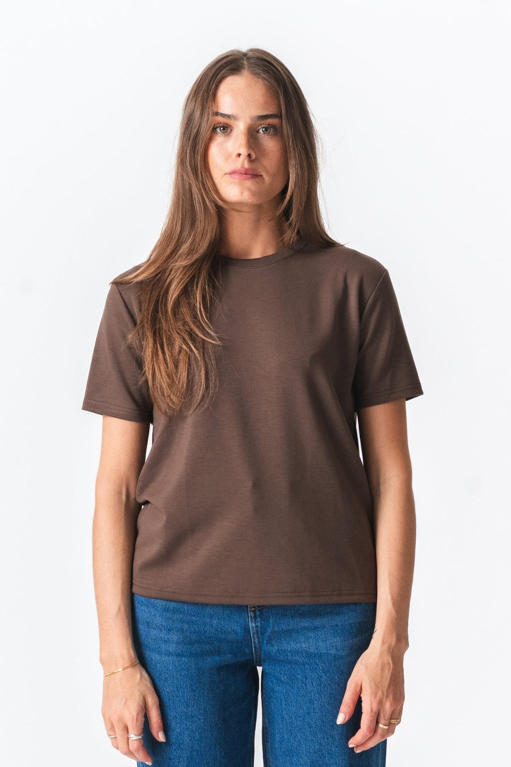 Leah Loose T -shirt - Brown