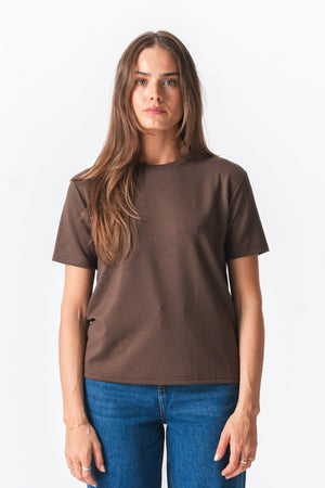 Leah Loose T -shirt - Brown