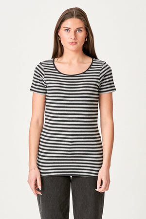 Nørregade T-shirt-zwart-grijs