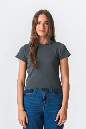 Emily Short T-Shirt - Dark Grey