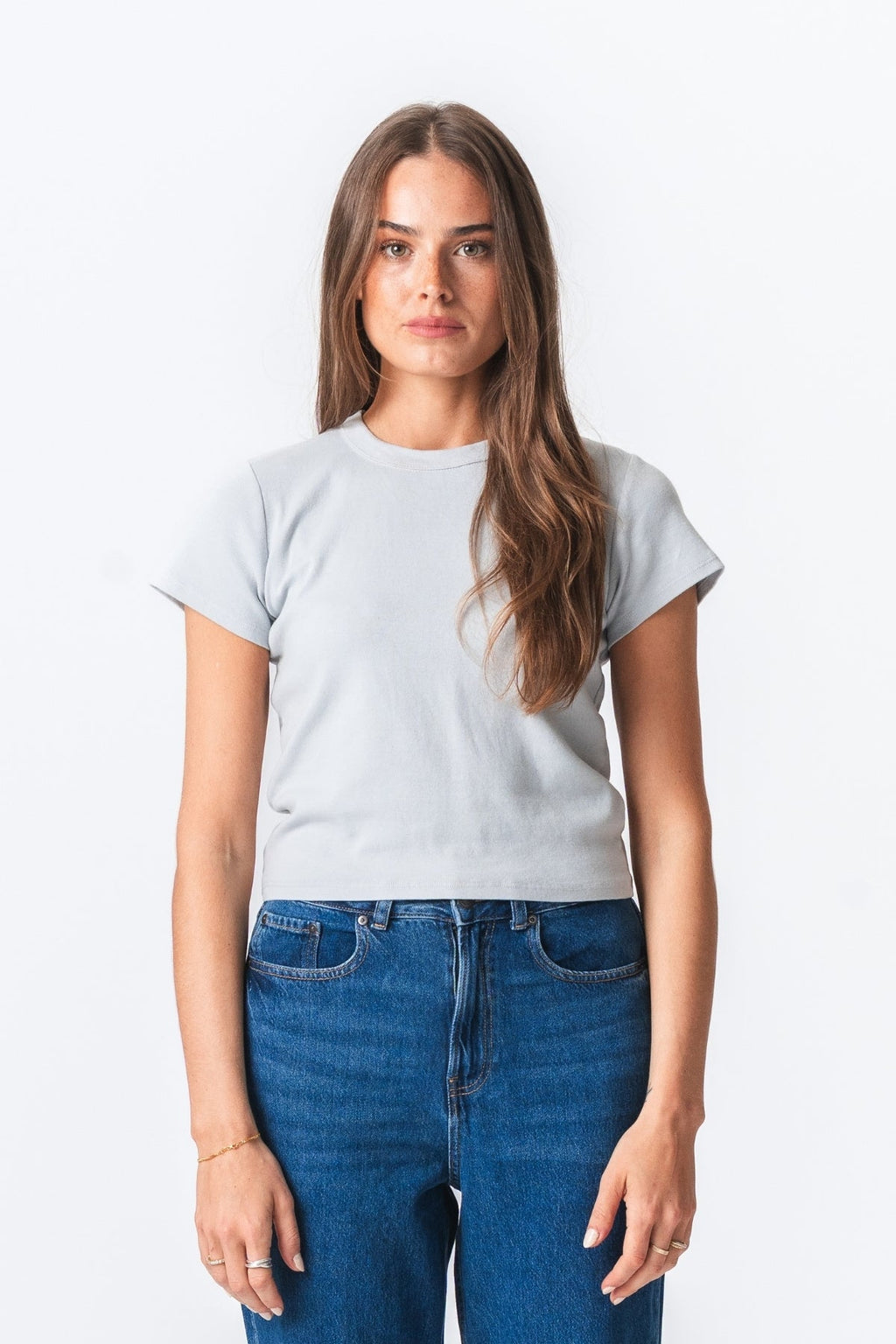 Emily Short T -shirt - lichtgrijs