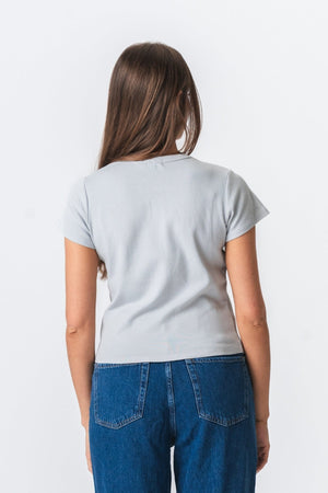 Emily Short T -shirt - lichtgrijs