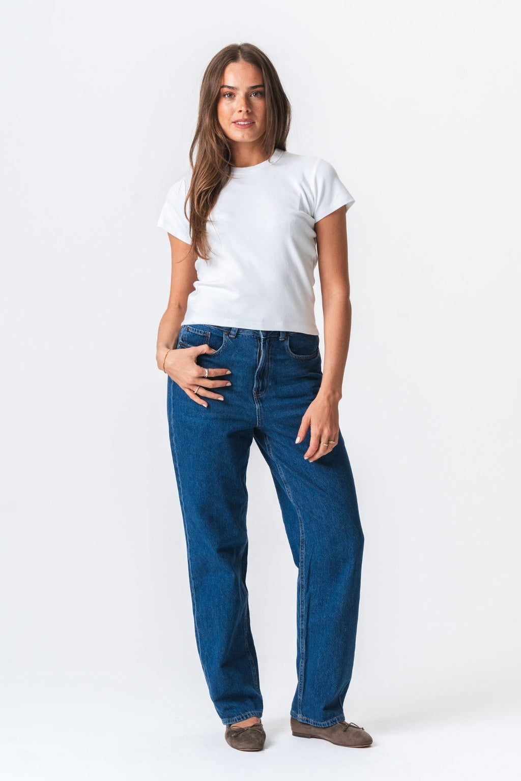 Emily Short T -shirt - Wit