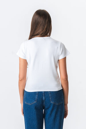 Emily Short T -shirt - Wit