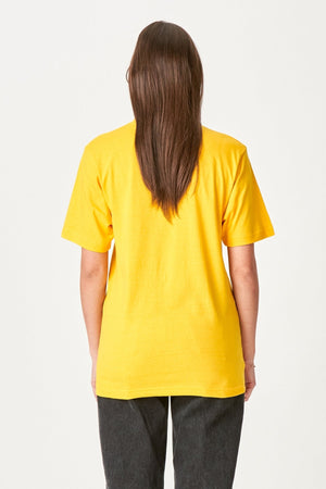 Oversized t -shirt - geel