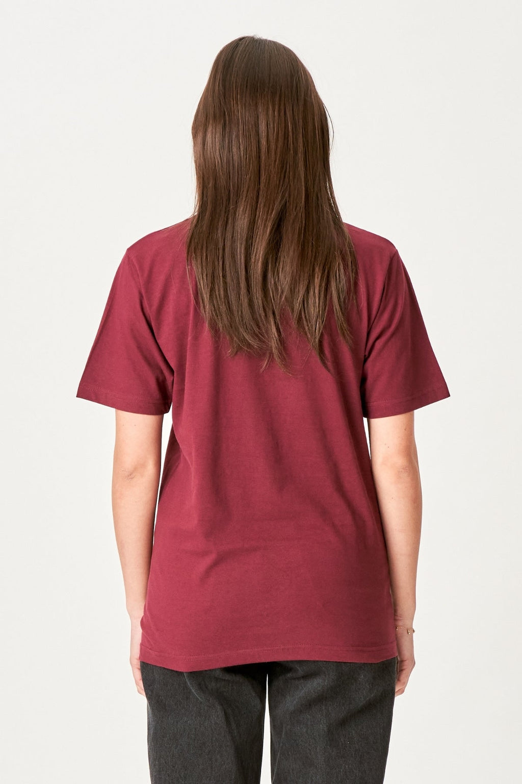 Oversized t-shirt - Burgundy