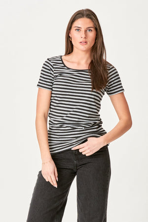 Nørregade T-shirt-zwart-grijs