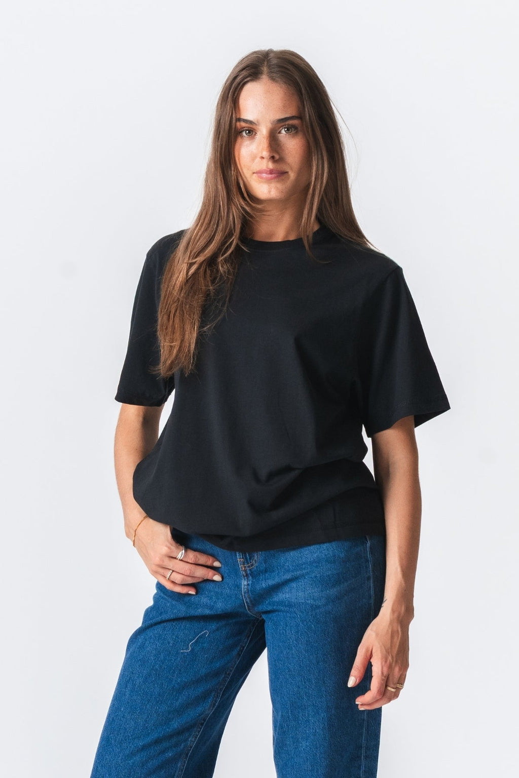 BoxFit T -shirt - zwart