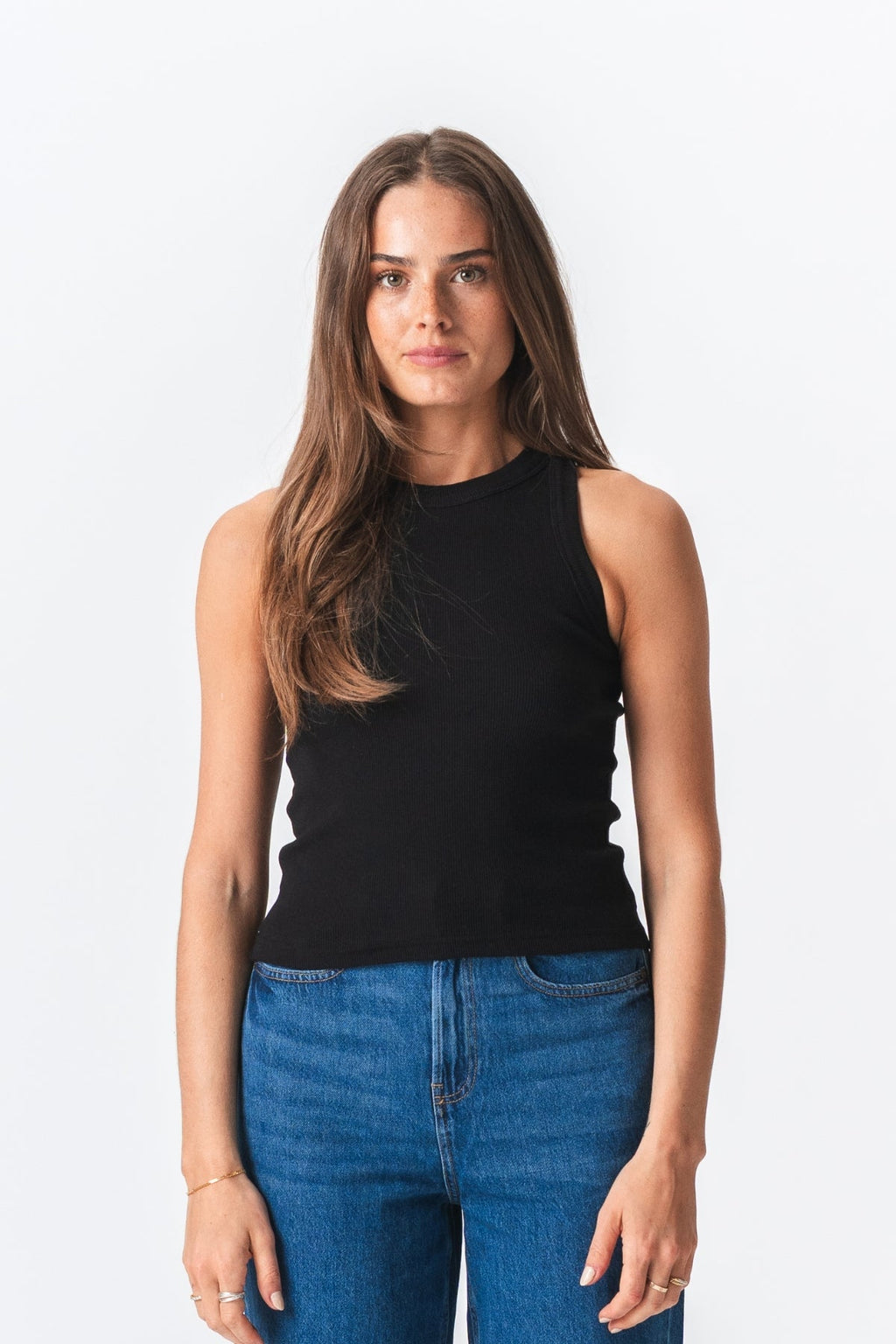 Ribbed Top - Black