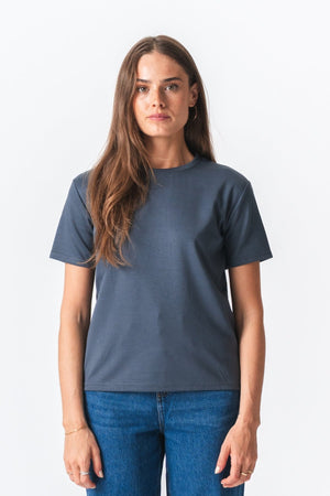 Leah los T -shirt - grijs