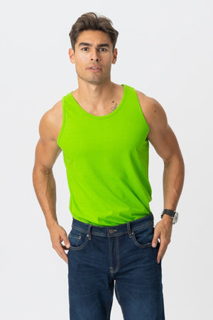 Basic Tanktop - Lime Groen