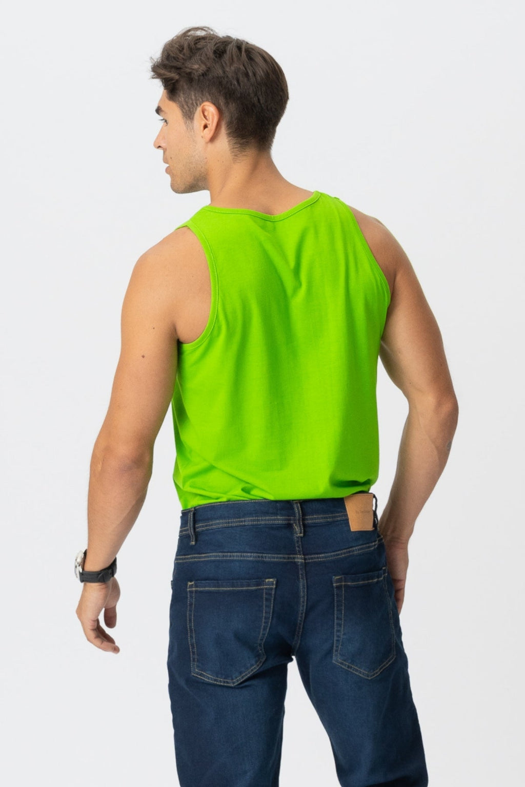 Basic Tanktop - Lime Groen