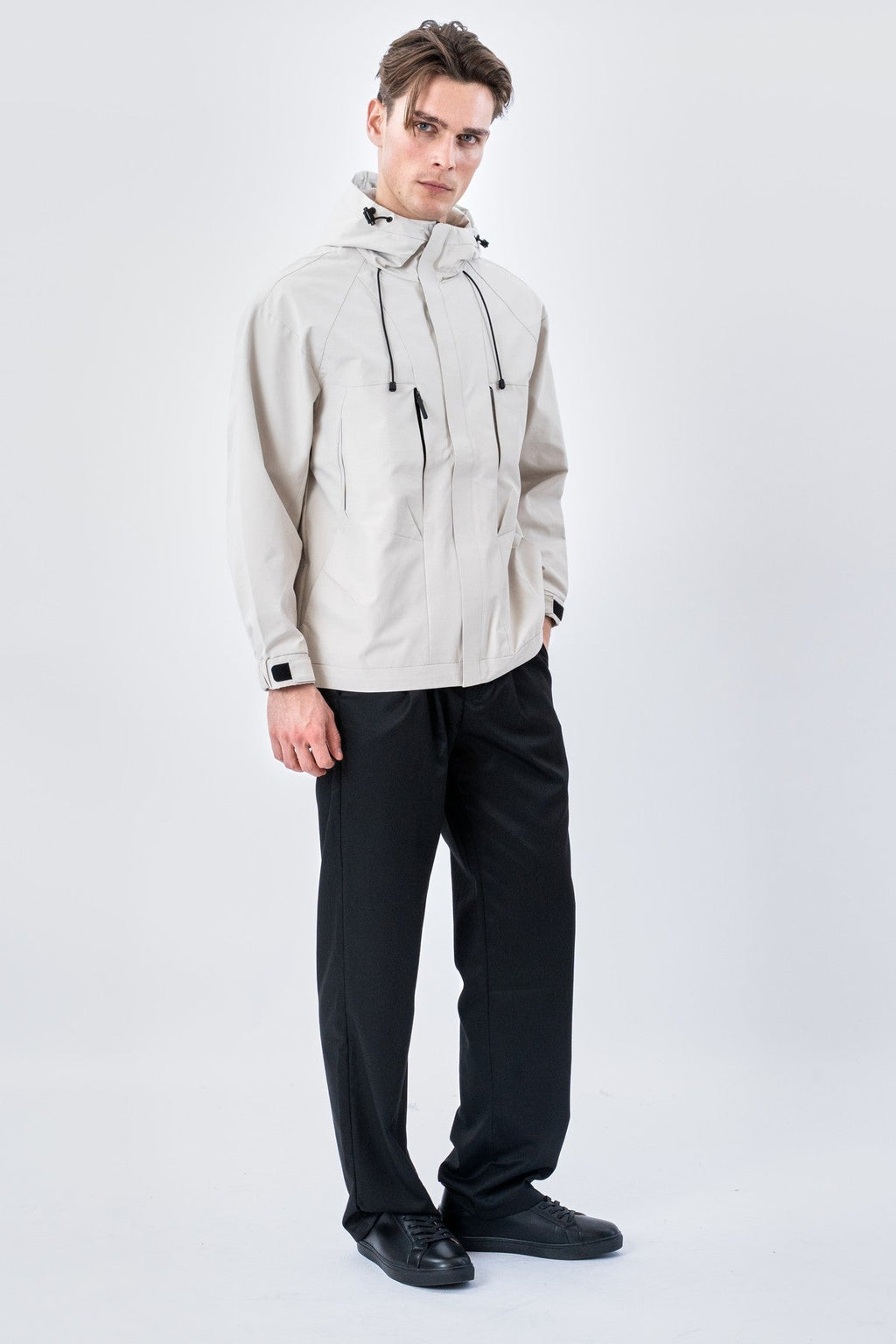 Asher Short Jacket - Light Beige