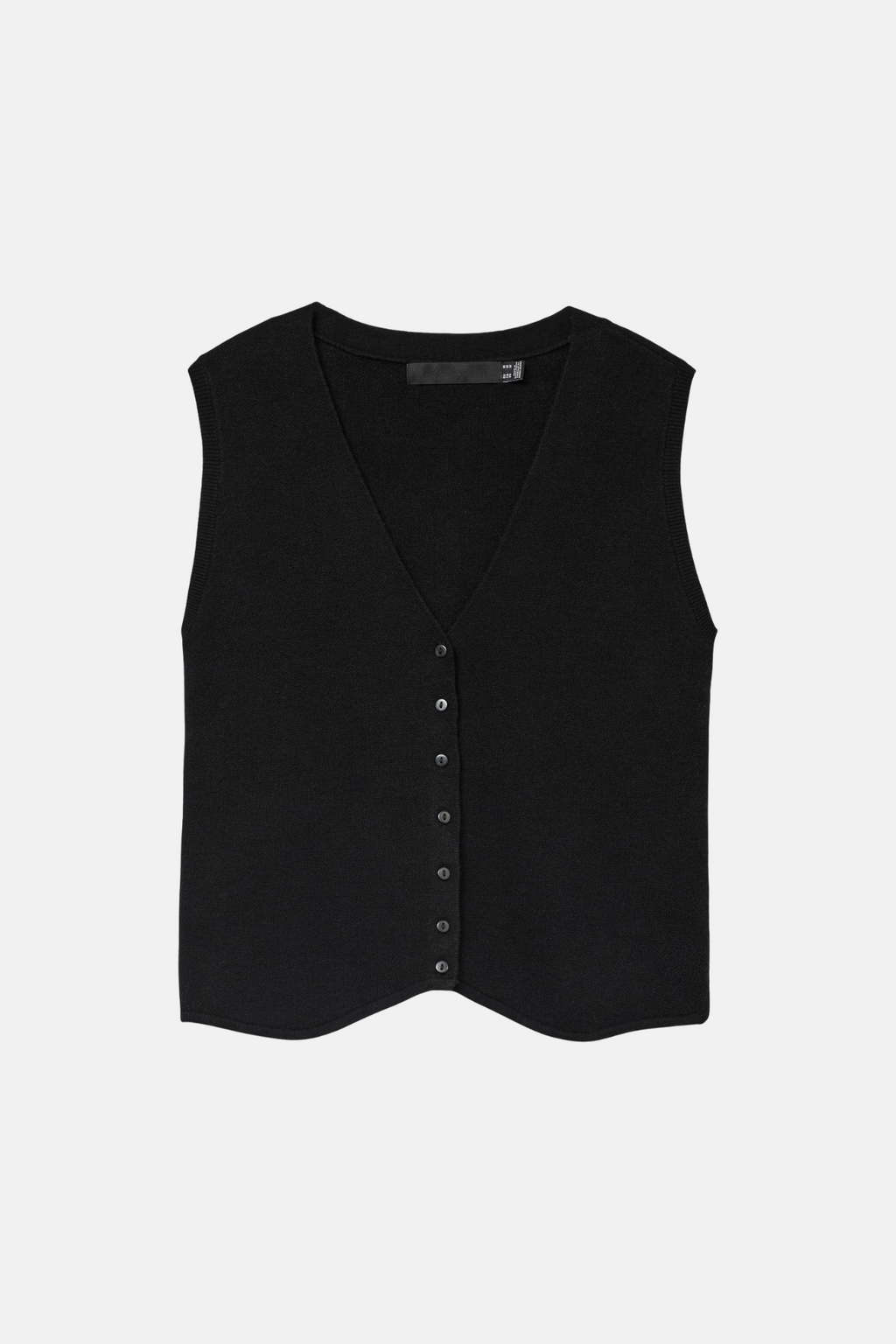 Gold V -hals vest - zwart