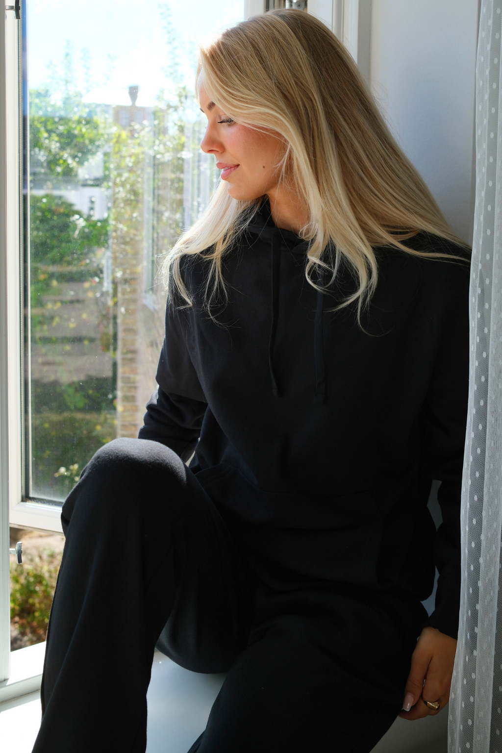 Essentiële joggingbroek - zwart