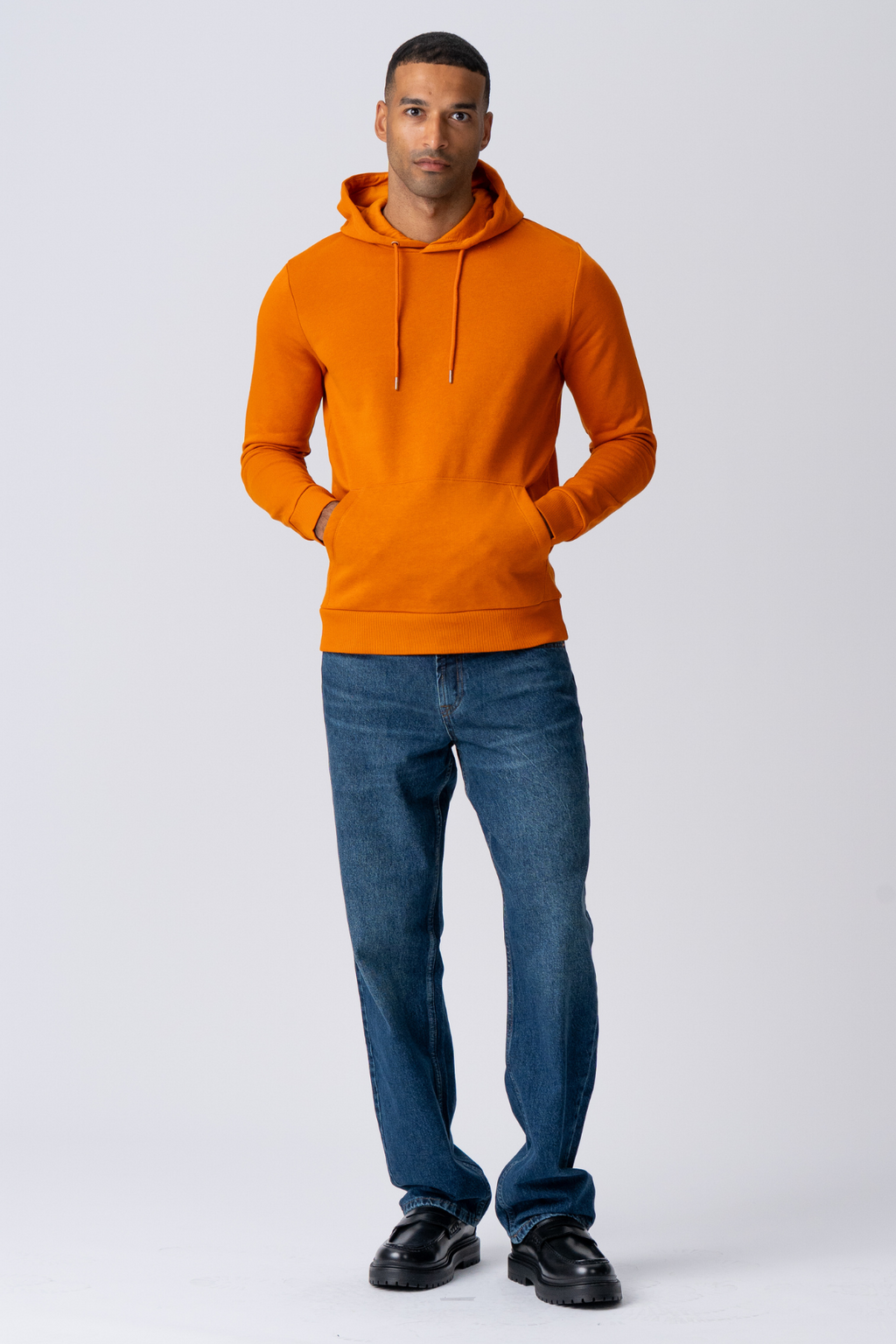 Basic Hoodie Sweat - Orange