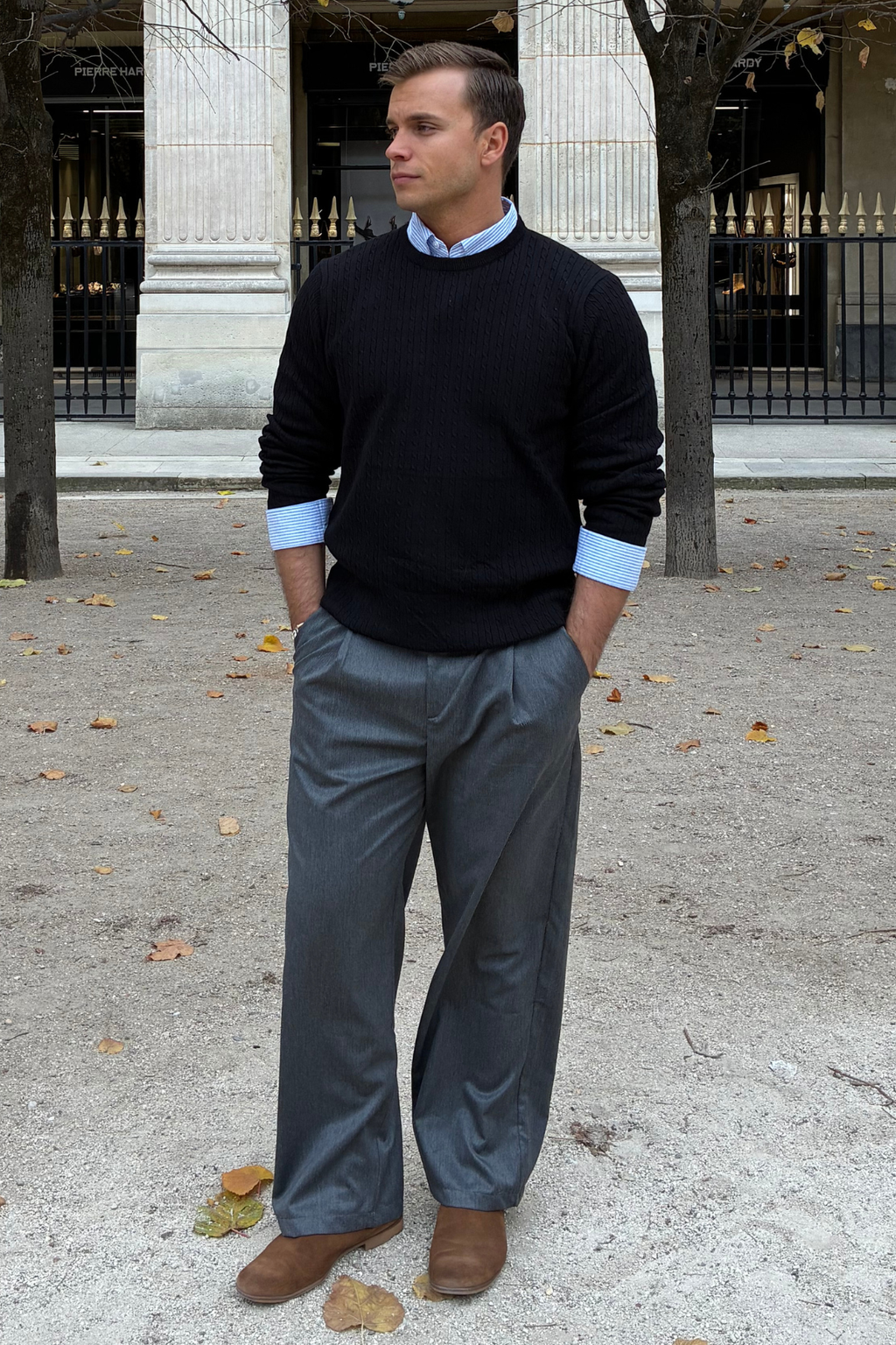 Trui Kabelbreisel - Zwart