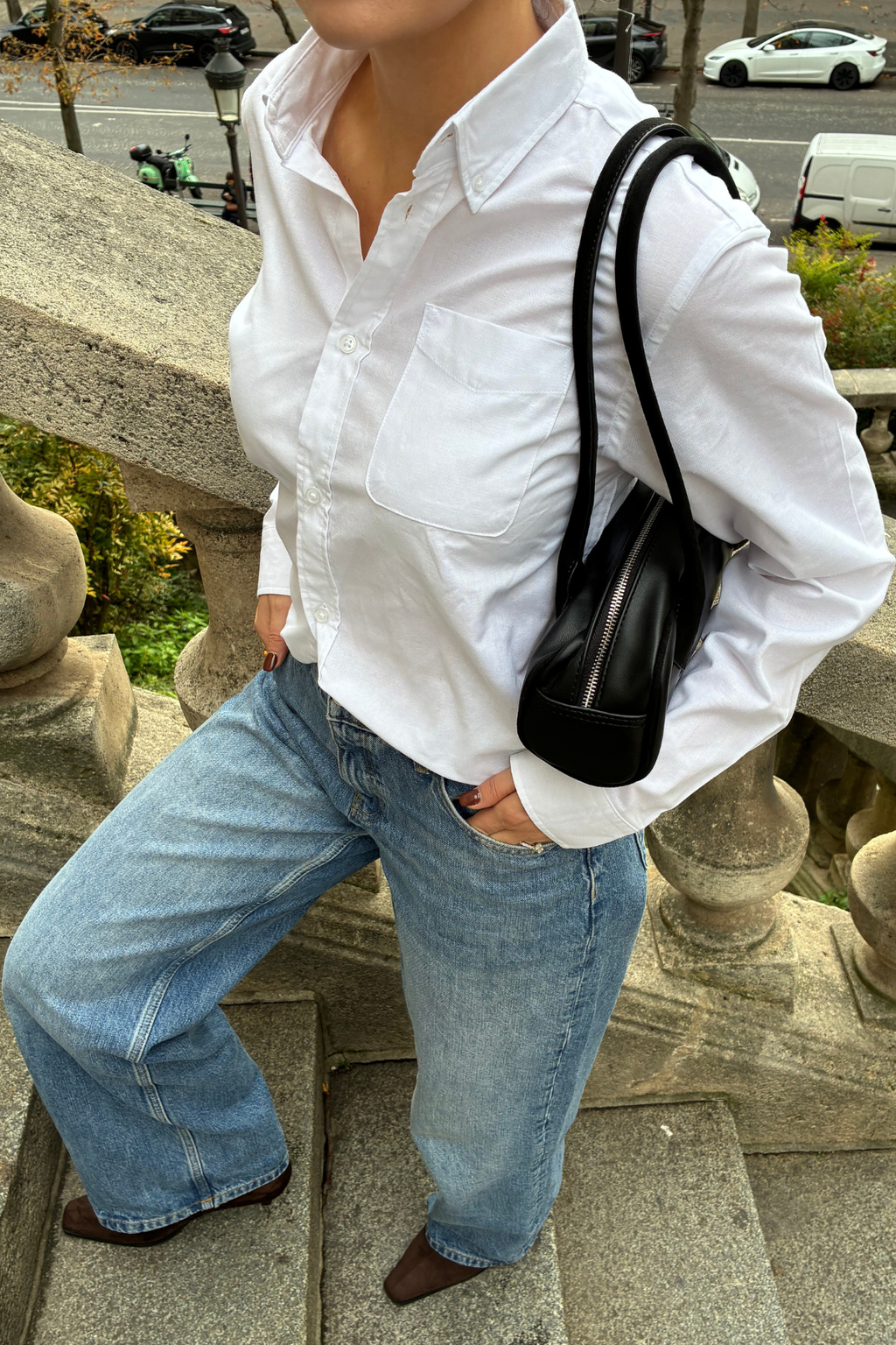 Vriendje Oxford -shirt - wit