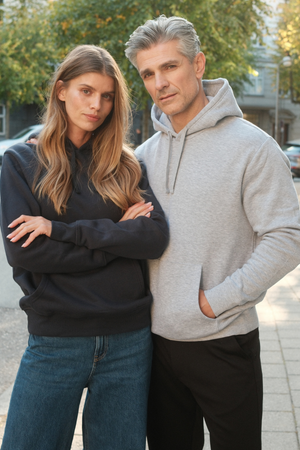 Essentiële hoodie - zwart