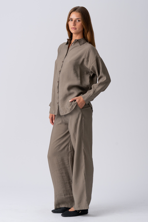 Mia Pants + Mia Shirt (Khaki) – Package Deal