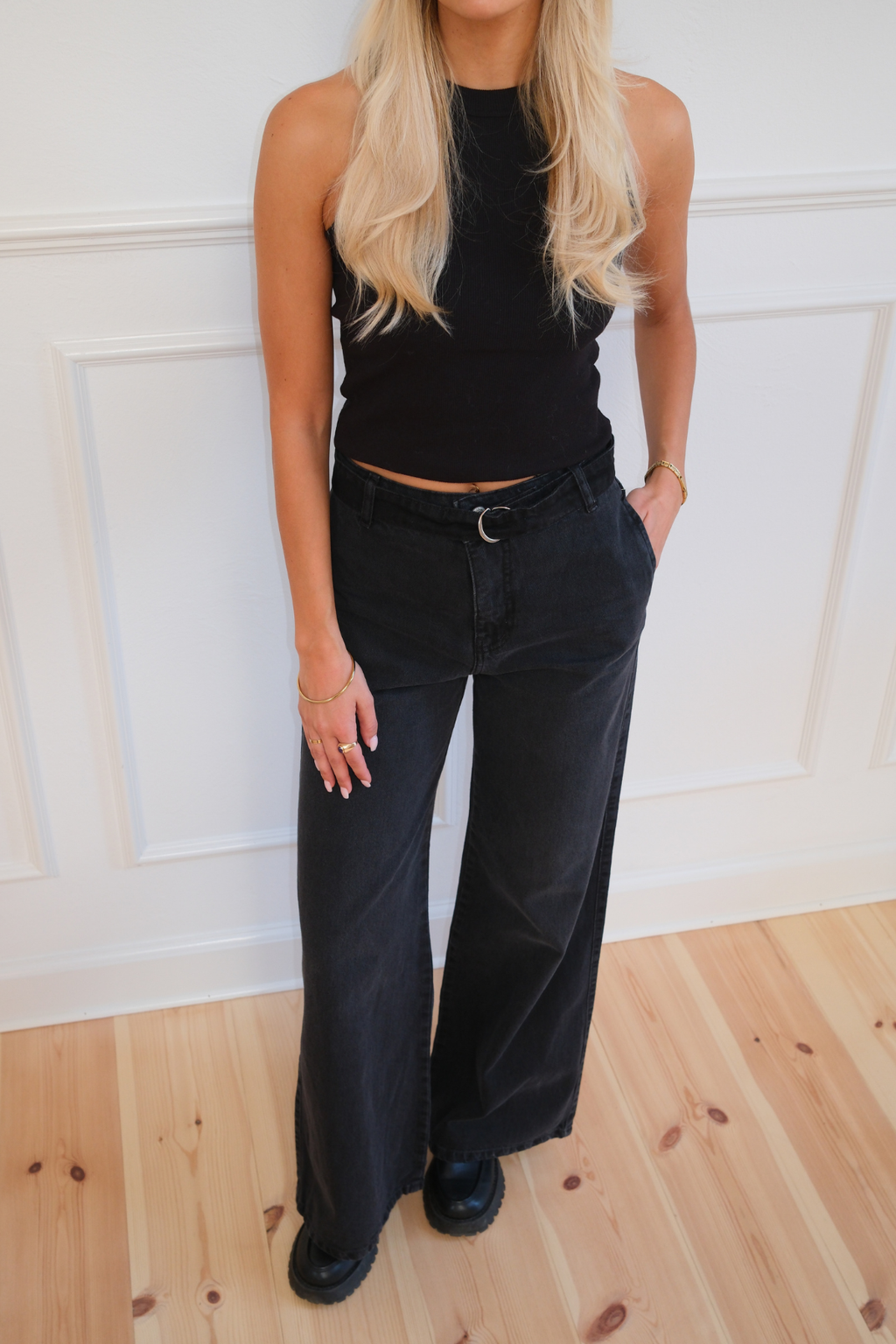 Amalia jeans - donkergrijs