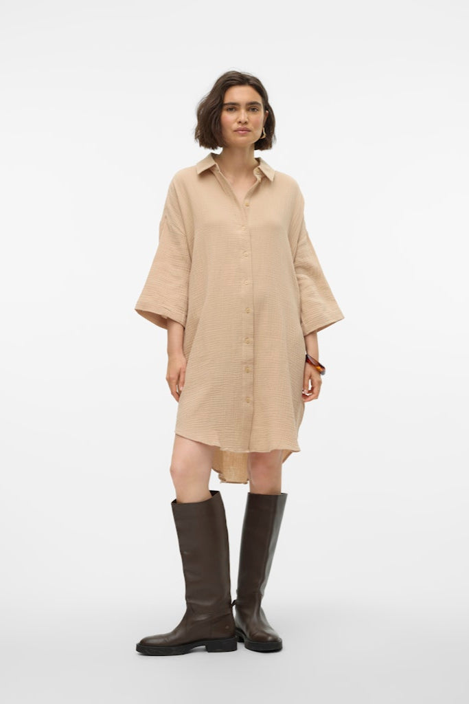Natali Oversized Shirt - Irish Cream