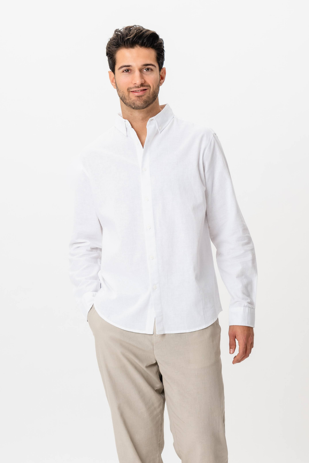 Linen Shirt - White