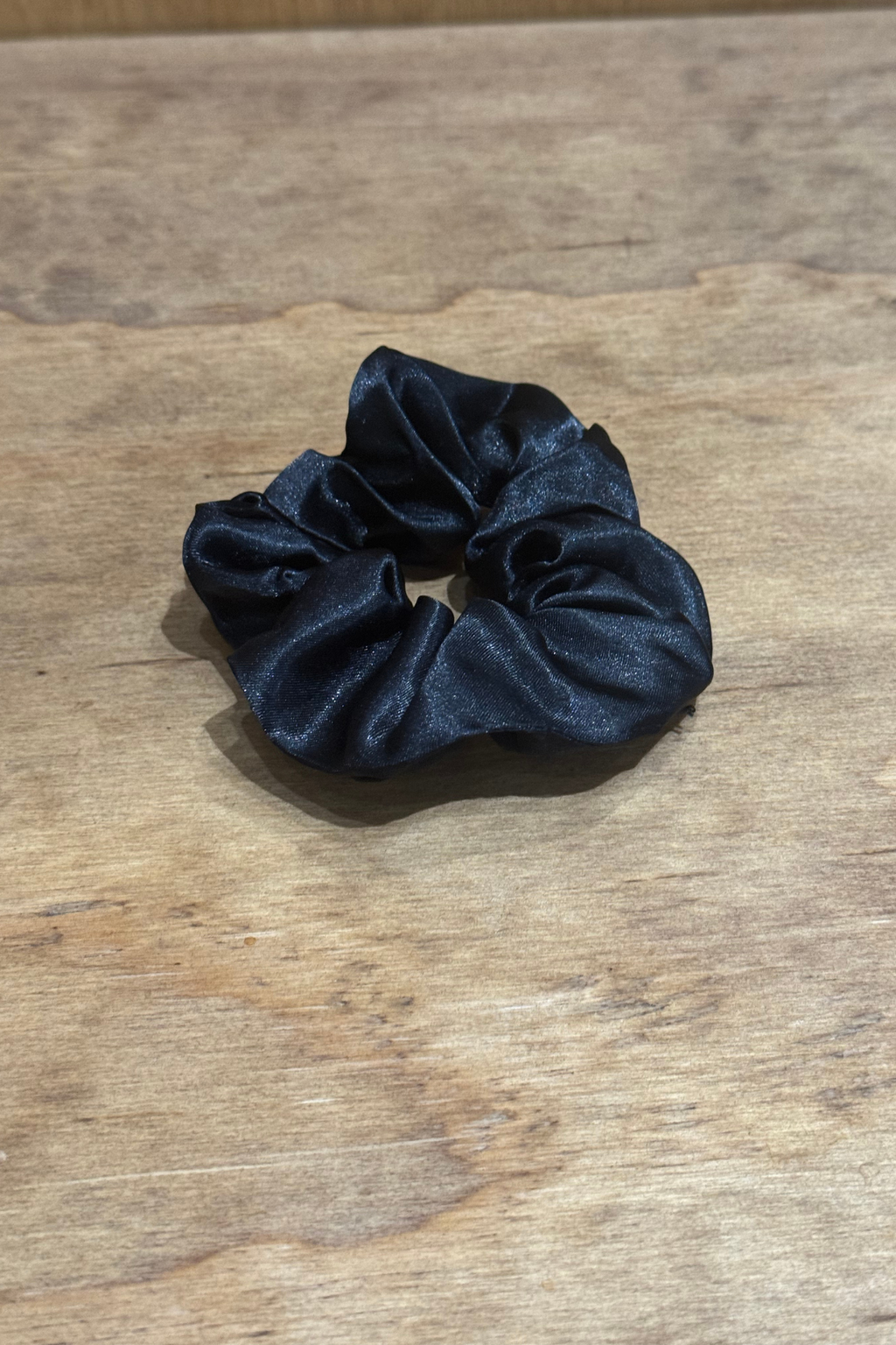Satin Scrunchie - zwart