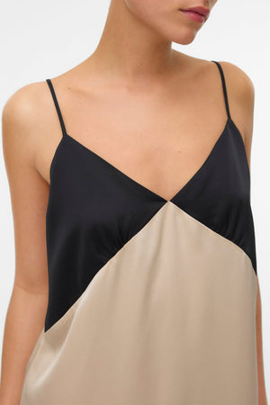 Joy Singlet-enkeljurk - Zwart cementcontrast