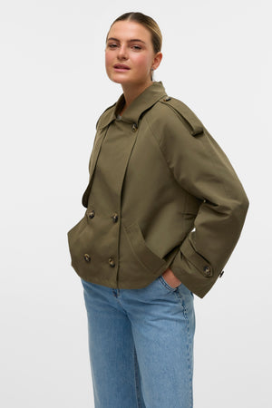 Chloe korte trenchcoat - Kalamata