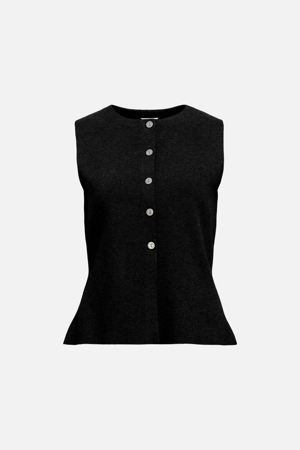 Reynard Knit Vest - zwart