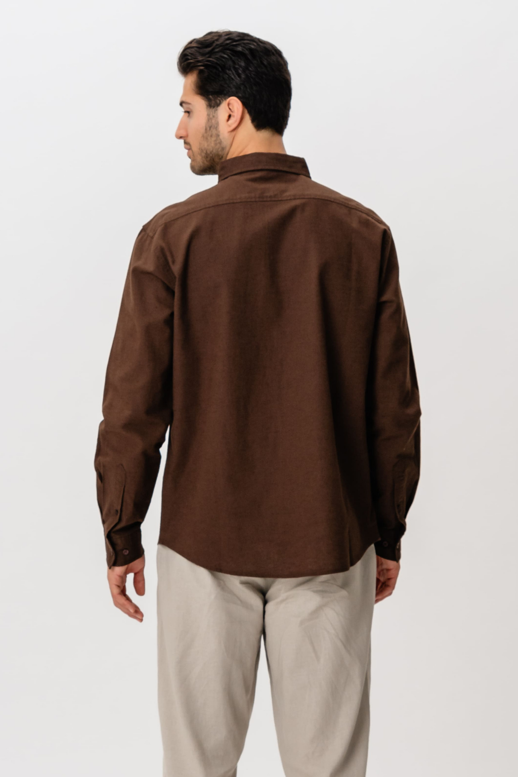 Linen Shirt - Coffee