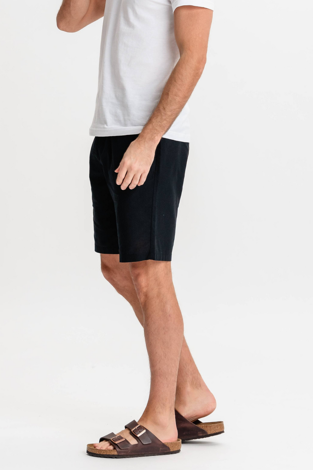 Linen Shorts - Black