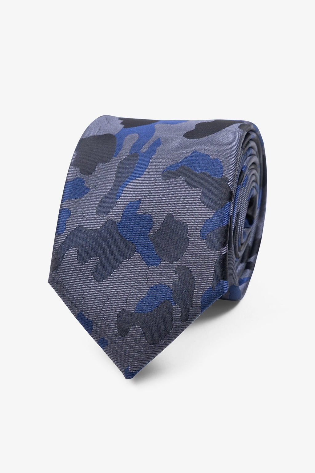 Tie - zwart/blauw militair