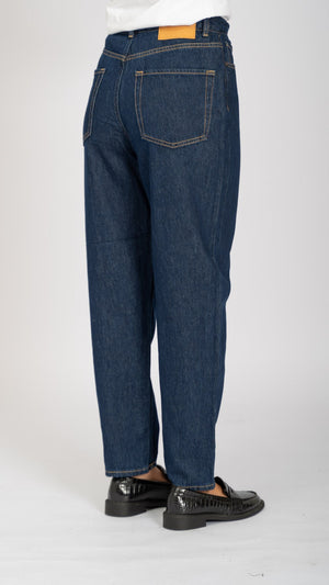 The Original Performance Mom Jeans - Donkerblauw Denim